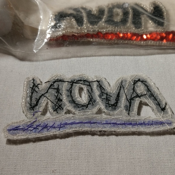 Avon Set of Two Sequin Glue-On Avon Patches - Picture 3 of 7